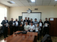 Markaz tinglovchilariga serifikat topshirildi